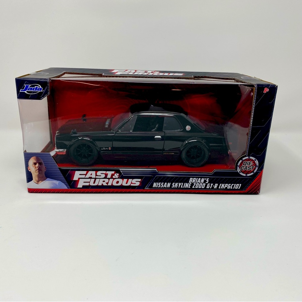 Jada Toys Fast & Furious 1:24 Brians's Nissan Skyline 2000 GT-R‎ Die-cast Car